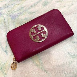 Tory Burch Continental Fuschia Wallet